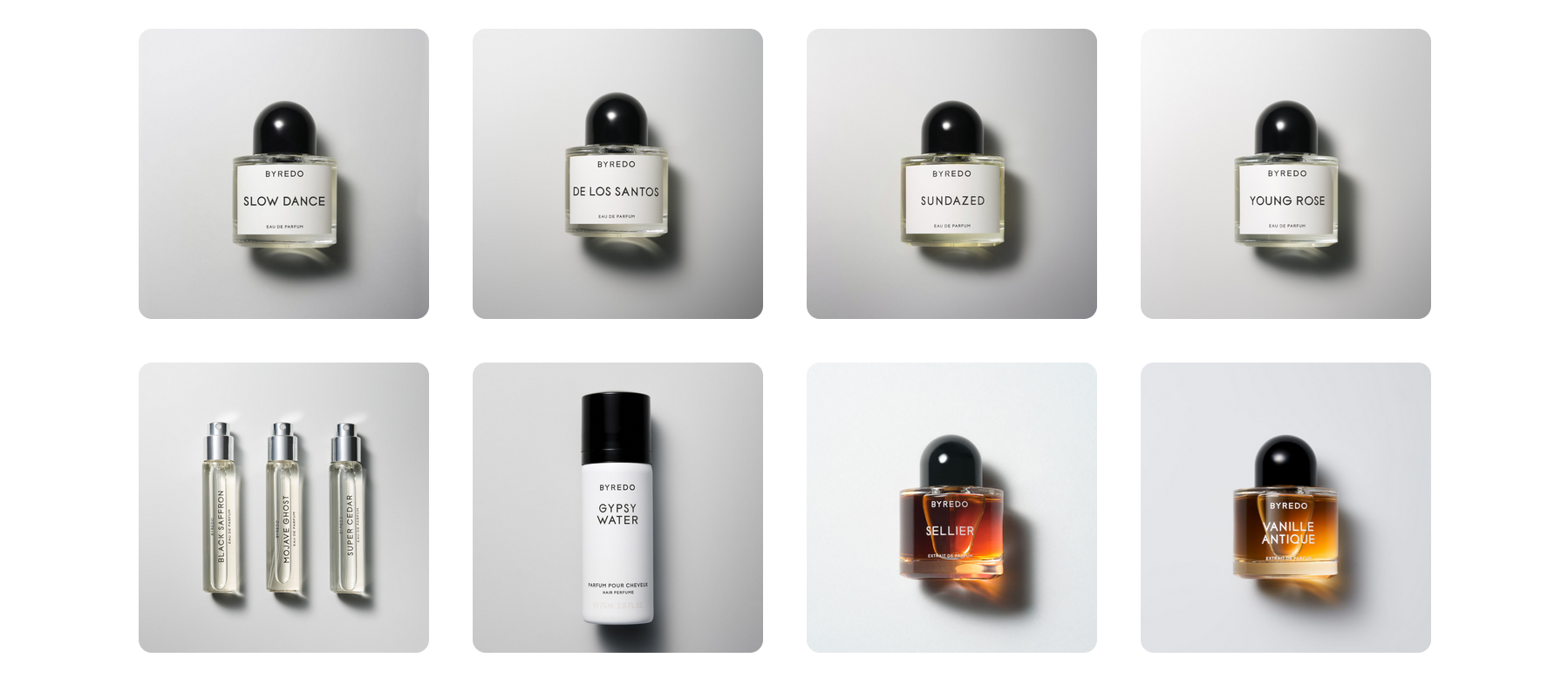 byredo perfumes