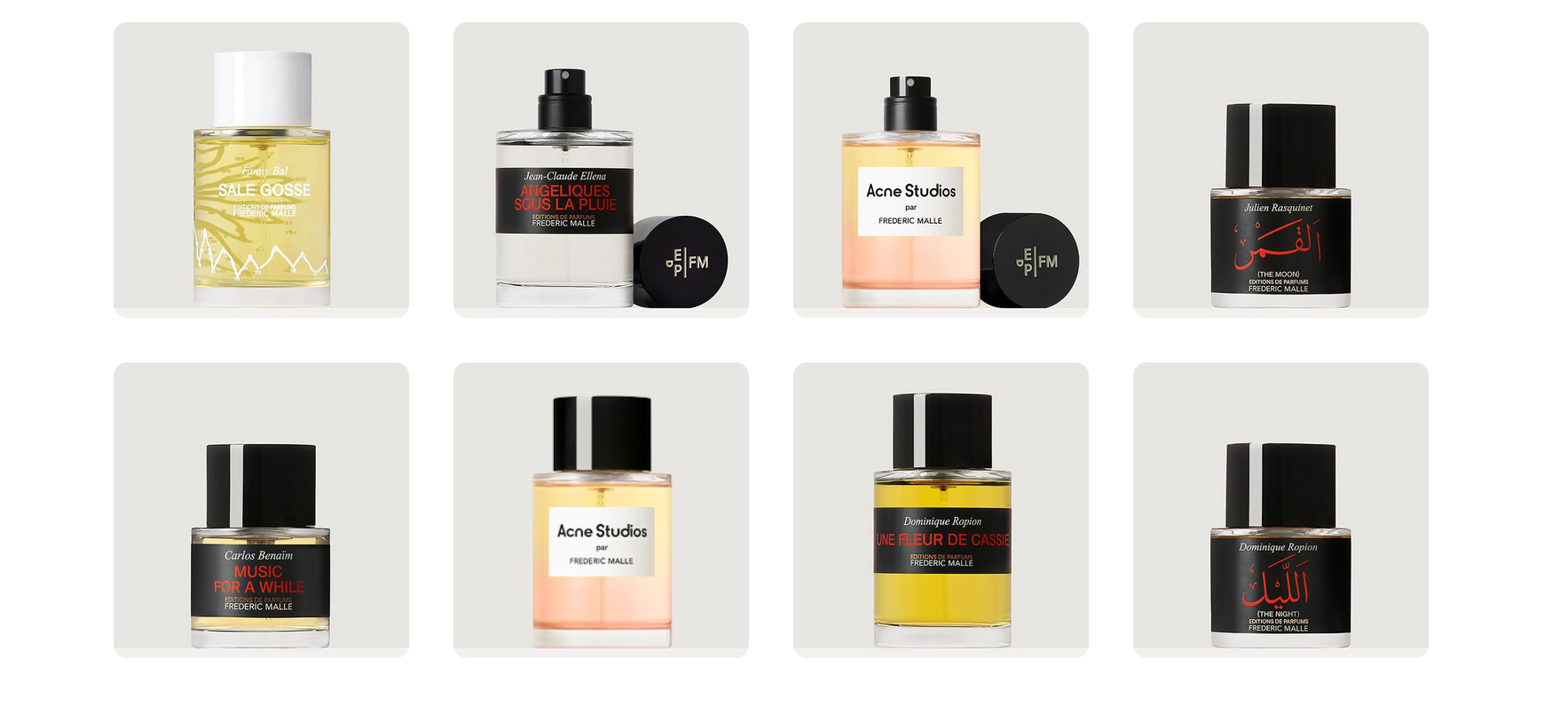 Frederic Malle Perfumes