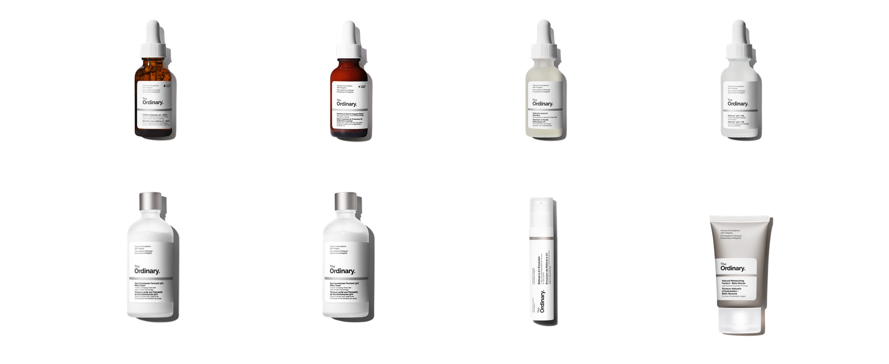 The Ordinary Skincare products